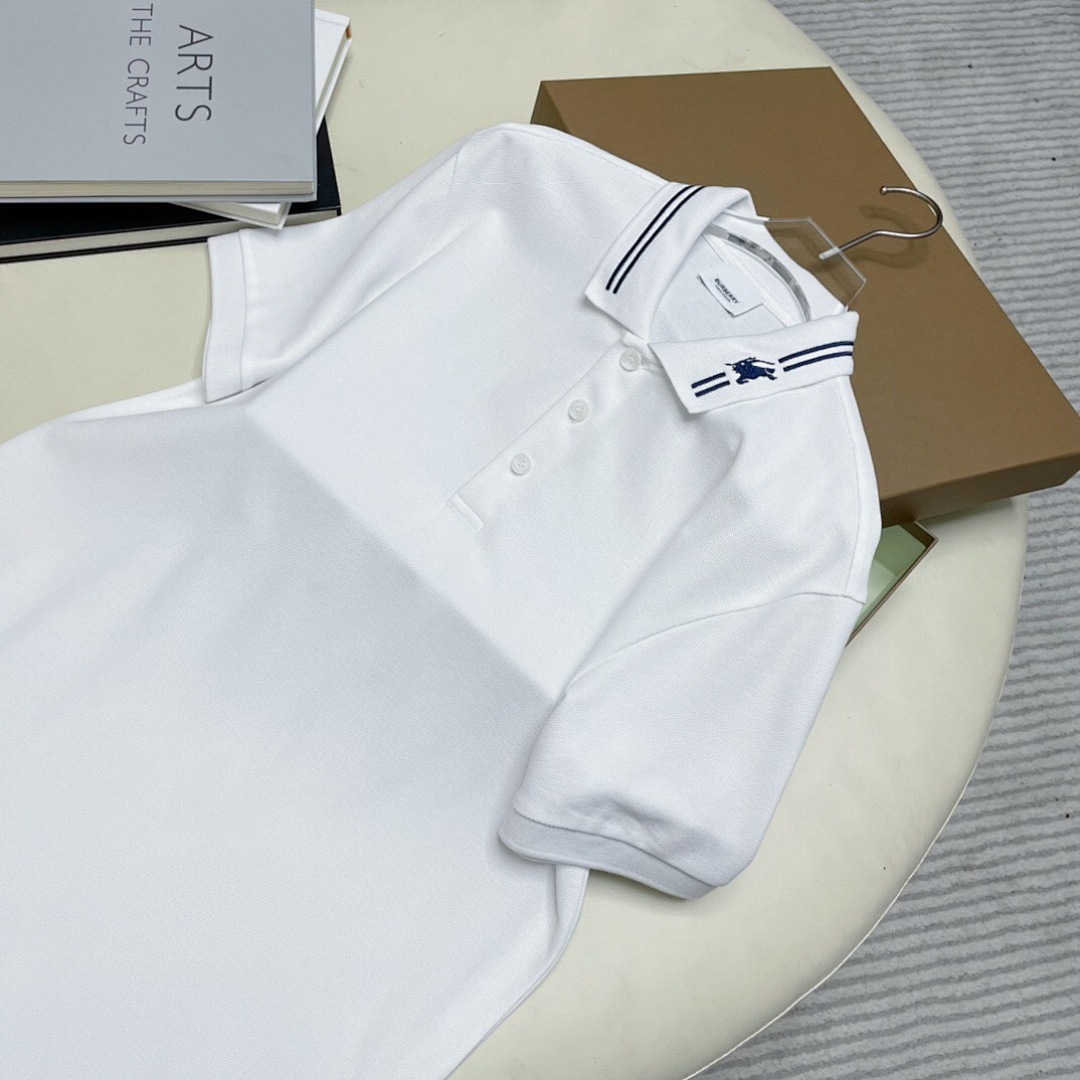 Burberry Collar Striped Embroidered - Image 4