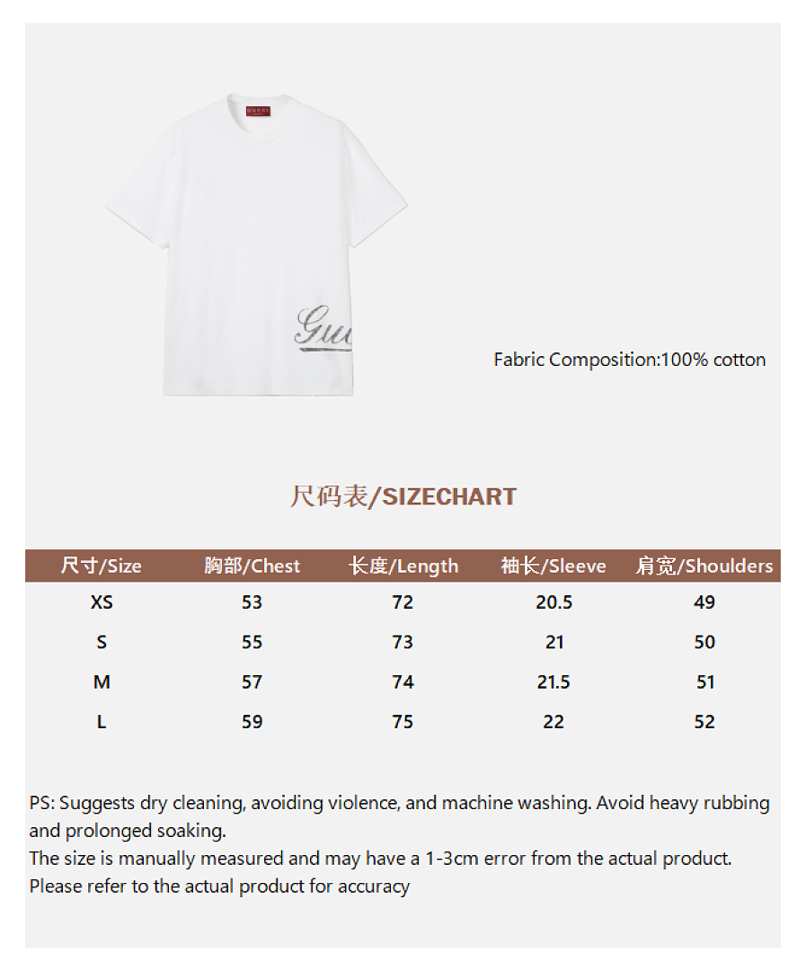 Gucci White Cotton T - Image 4