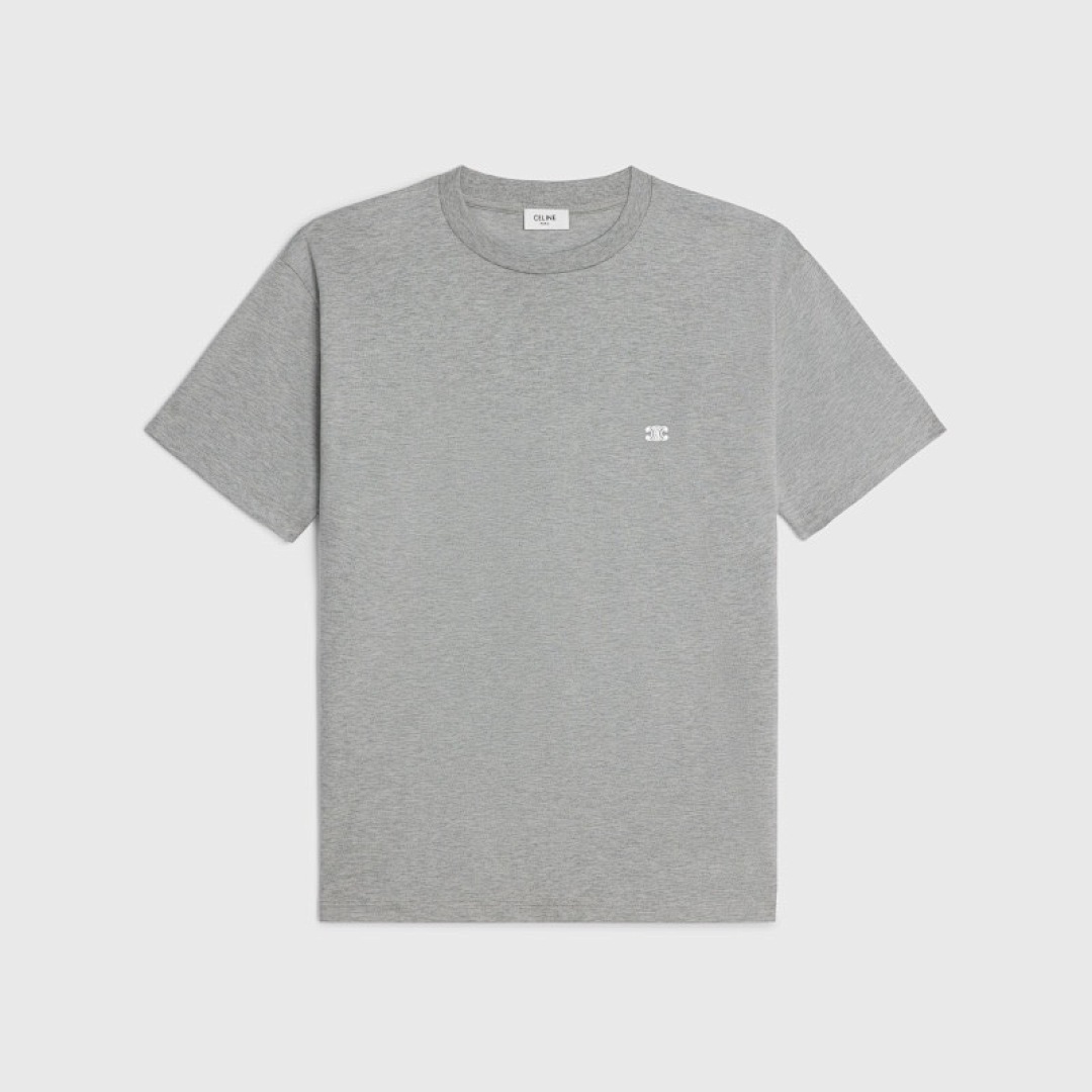 Chanel Double C Embroidered Small Label Short Sleeve (Grey)