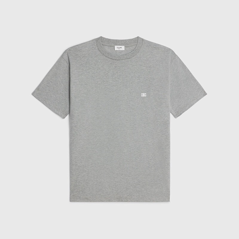 Chanel Double C Embroidered Small Label Short Sleeve (Grey)