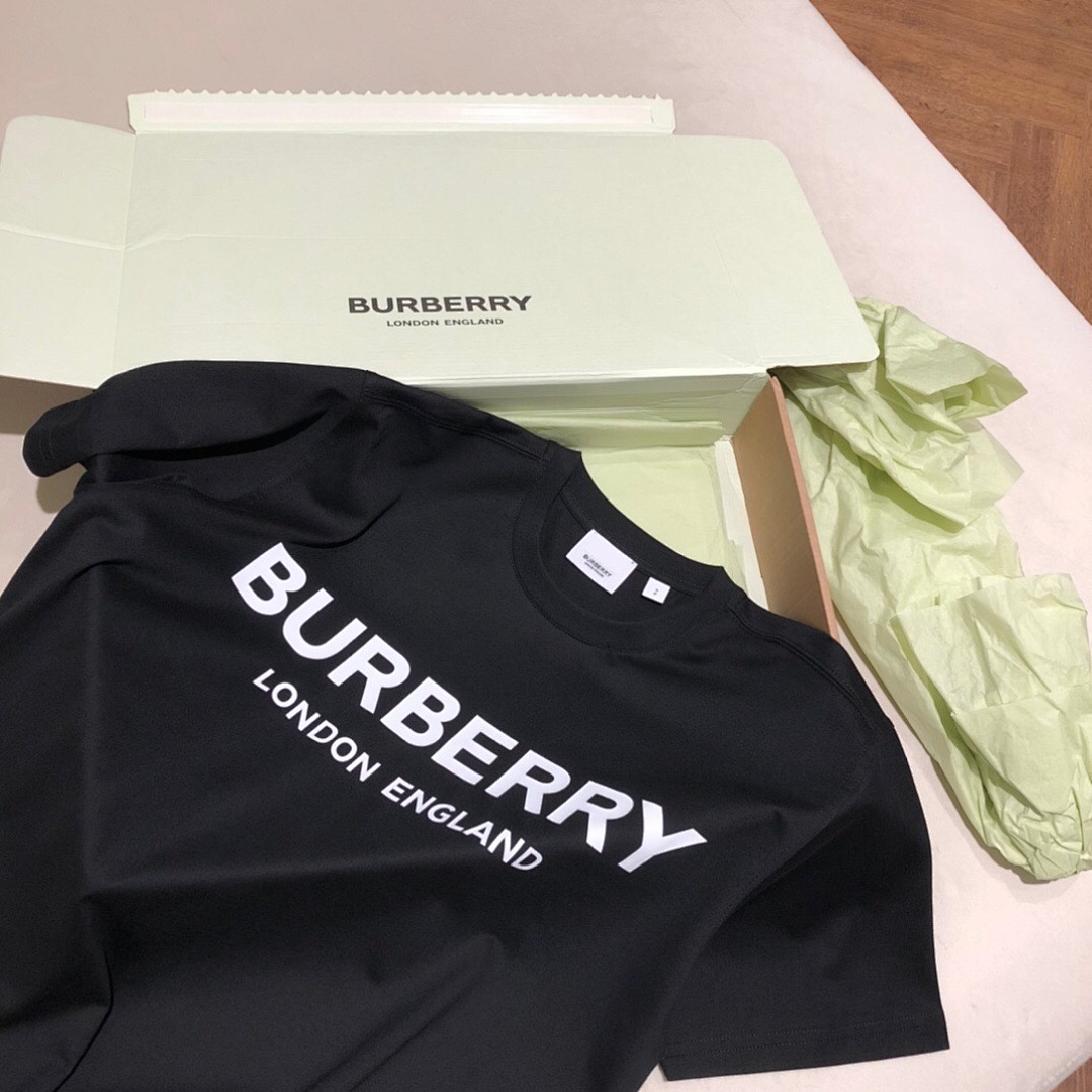 Burberry BR Print Short Sleeve (Black) - Image 3