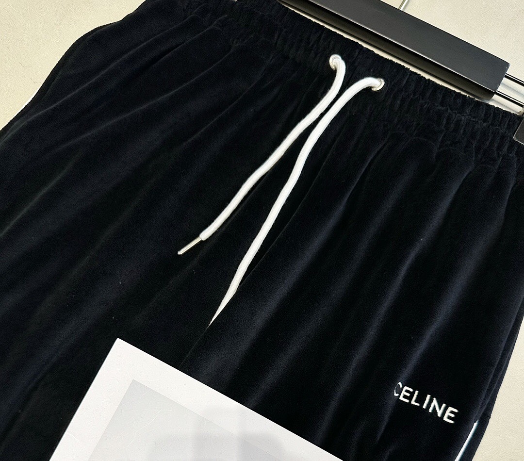 Celine CE Velvet Long (Black) - Image 7