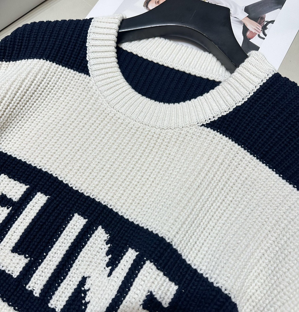 Celine C Striped Fleece - Image 6
