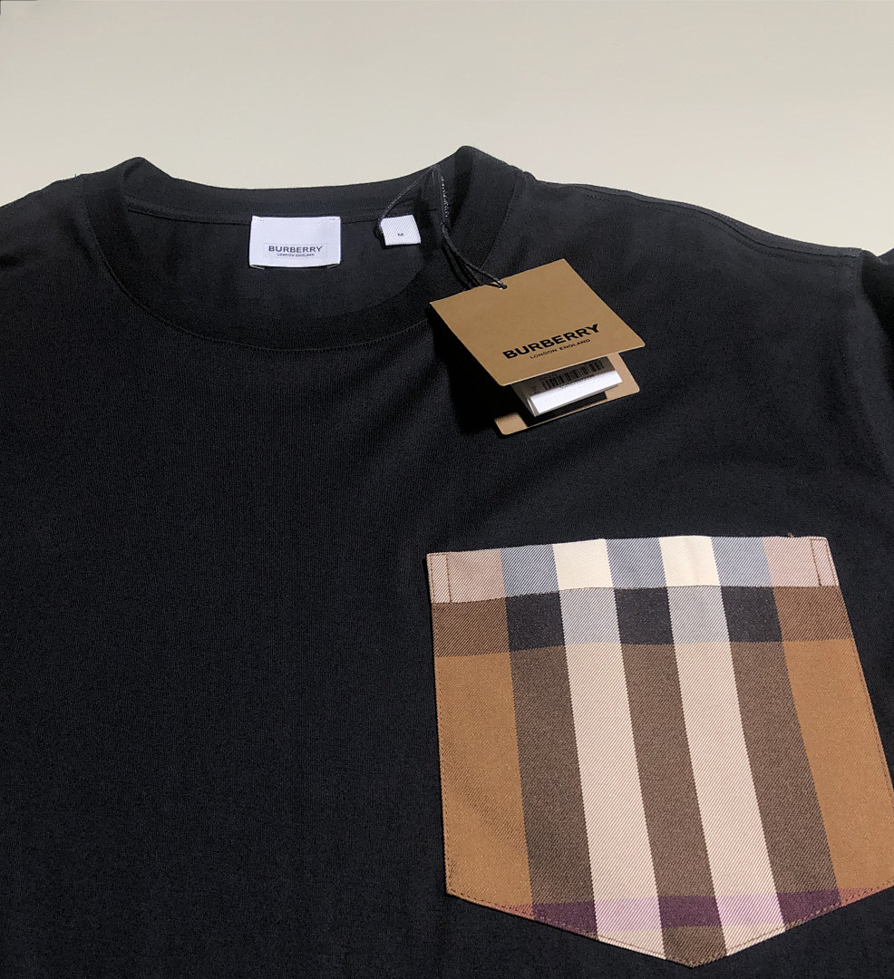 Burberry BR Coffee Plaid Short Sleeve (Black) - Image 5