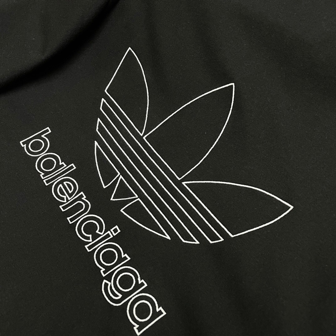 Balenciaga Triple Leaf Grass Collab Short Sleeve (Black) - Image 6