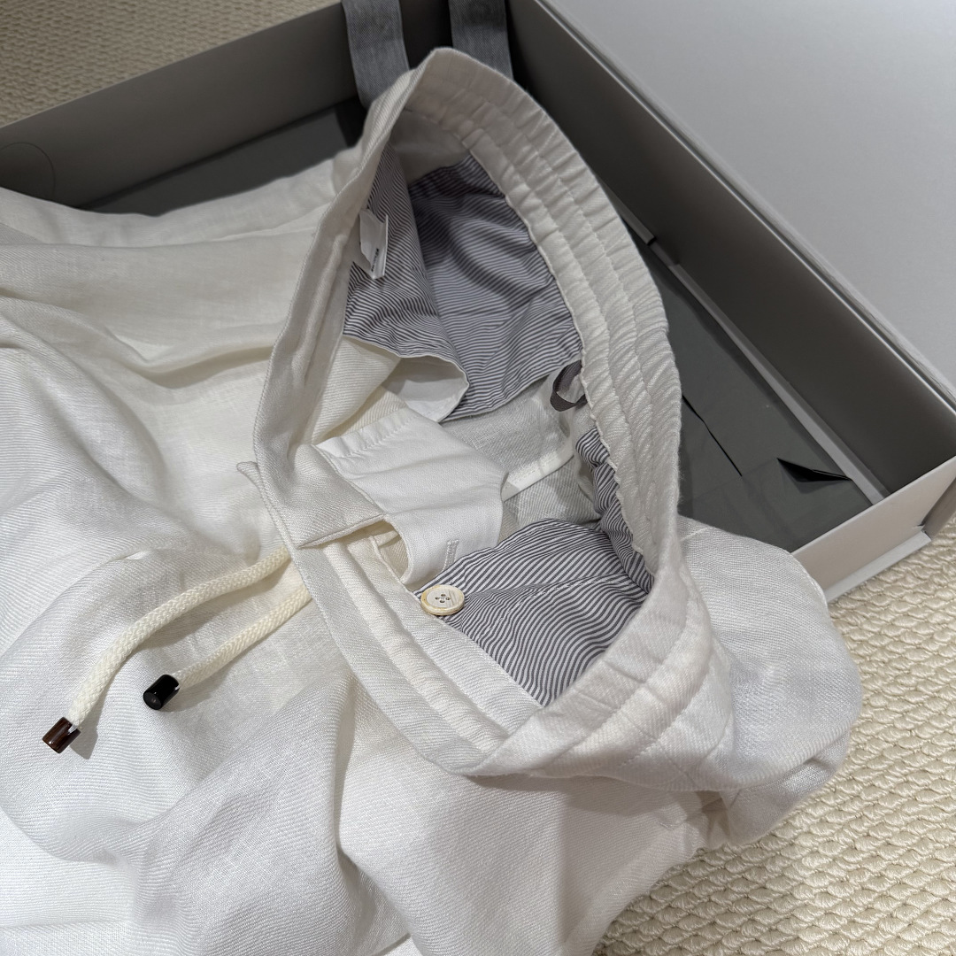 Unbranded Linen Long (White) - Image 8