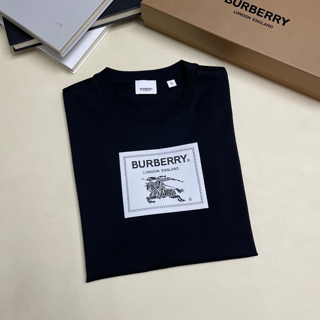 Burberry Short Sleeve (Black) - Image 4