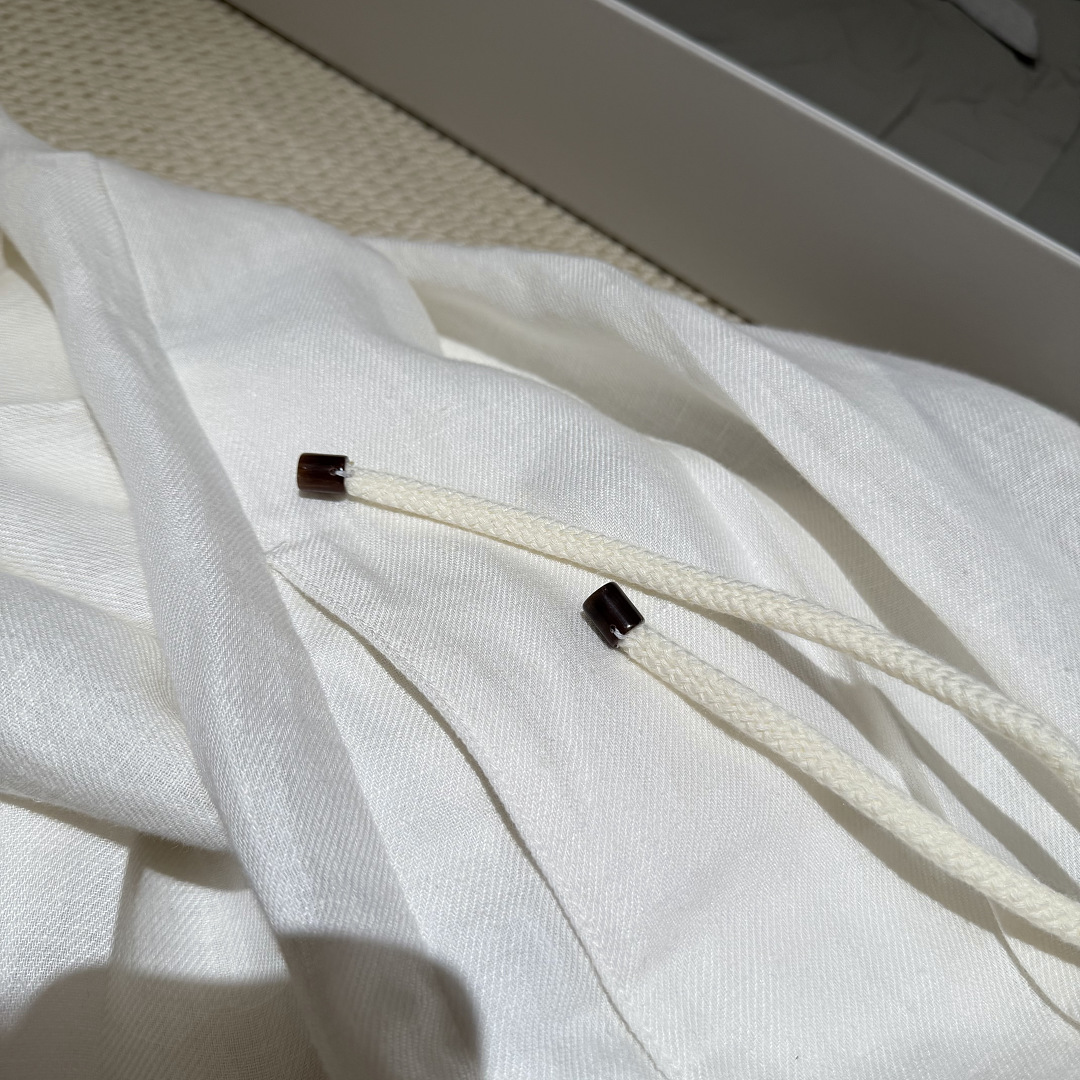 Unbranded Linen Long (White) - Image 11