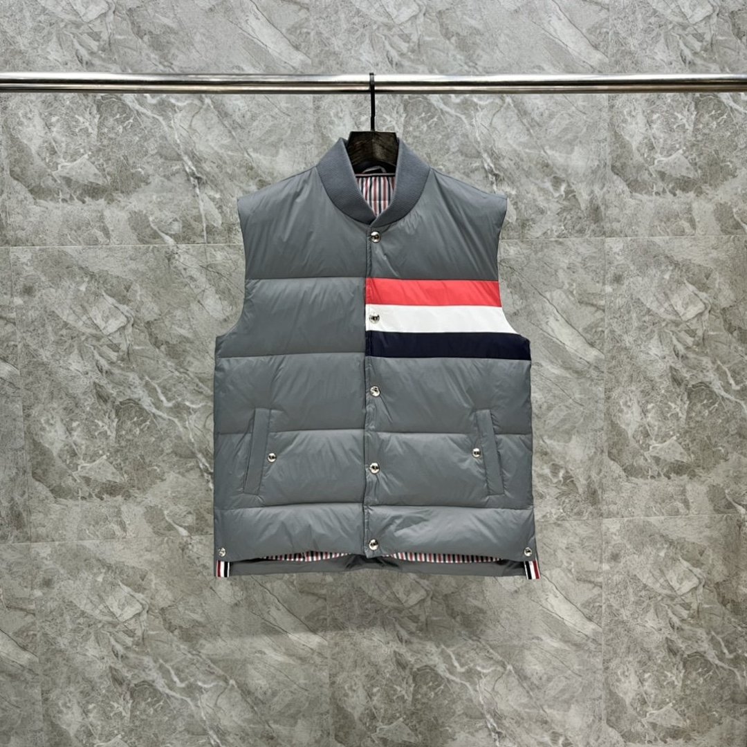 Christian Louboutin Christian Louboutin Red White Blue Triple Velvet Vest, photo 1