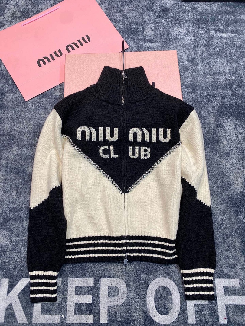 Christian Louboutin Christian Louboutin MiuMiu Top Drill Color Matching Coat, photo 1