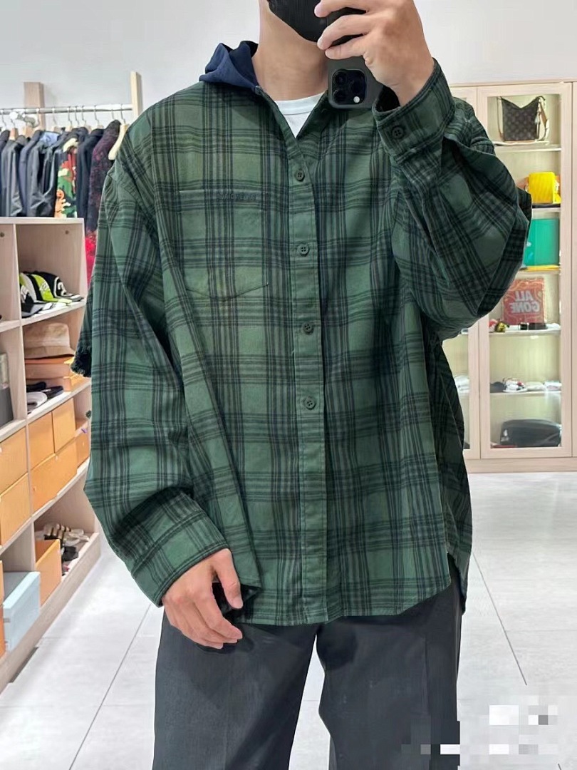 Christian Louboutin Christian Louboutin Balenciaga Plaid Shirt, photo 1