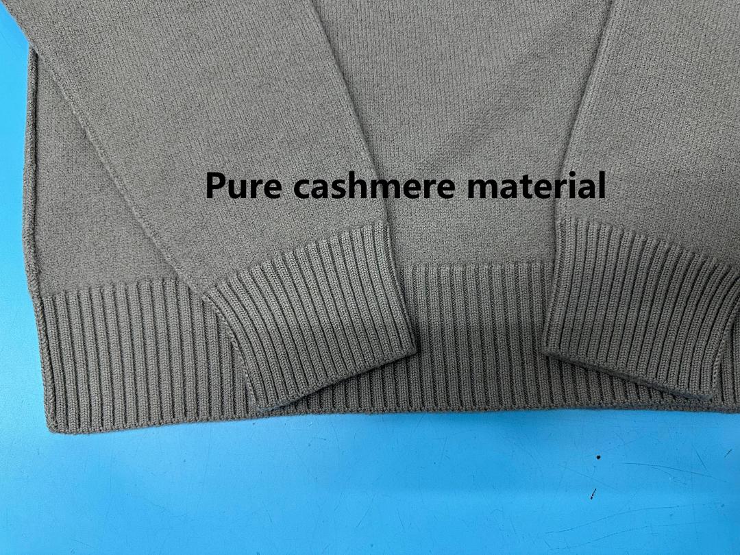 Unbranded Camel Fleece Buckle Alpaca Button Sweater - Image 25