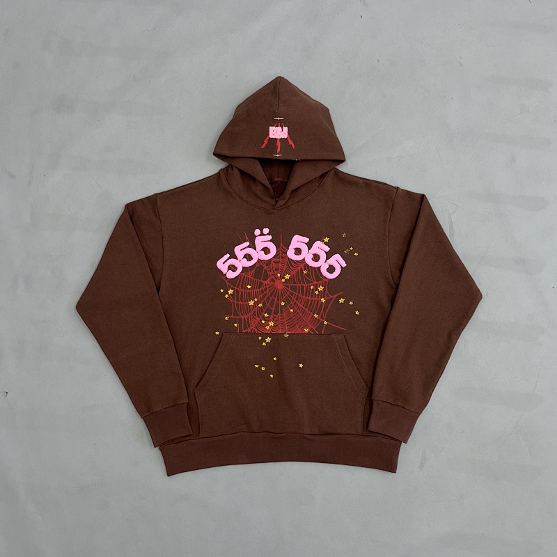 Sp5der ¥150🔥Discount🔥Sp5Der 1:1 555 (Brown)