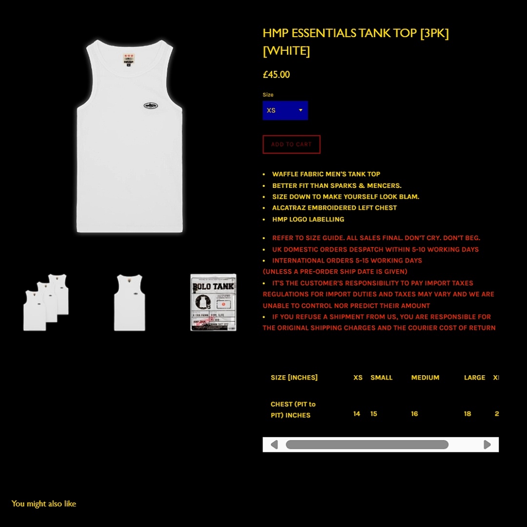 Corteiz ¥35🔥Discount🔥 Corteiz HMP Essentials Tank Top - Image 7
