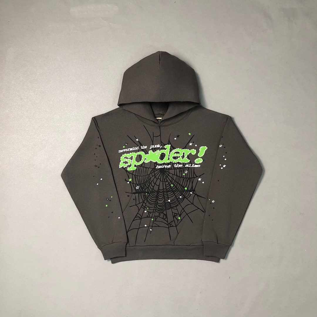 Sp5der ¥260 Sp5Der Punk V2 (Slate Grey) - Image 6