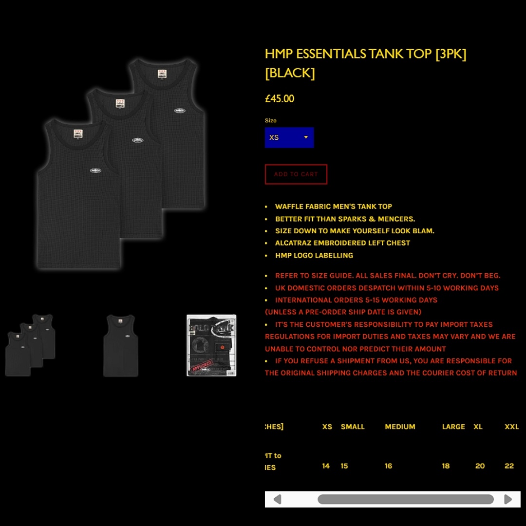 Corteiz ¥35🔥Discount🔥 Corteiz HMP Essentials Tank Top - Image 6