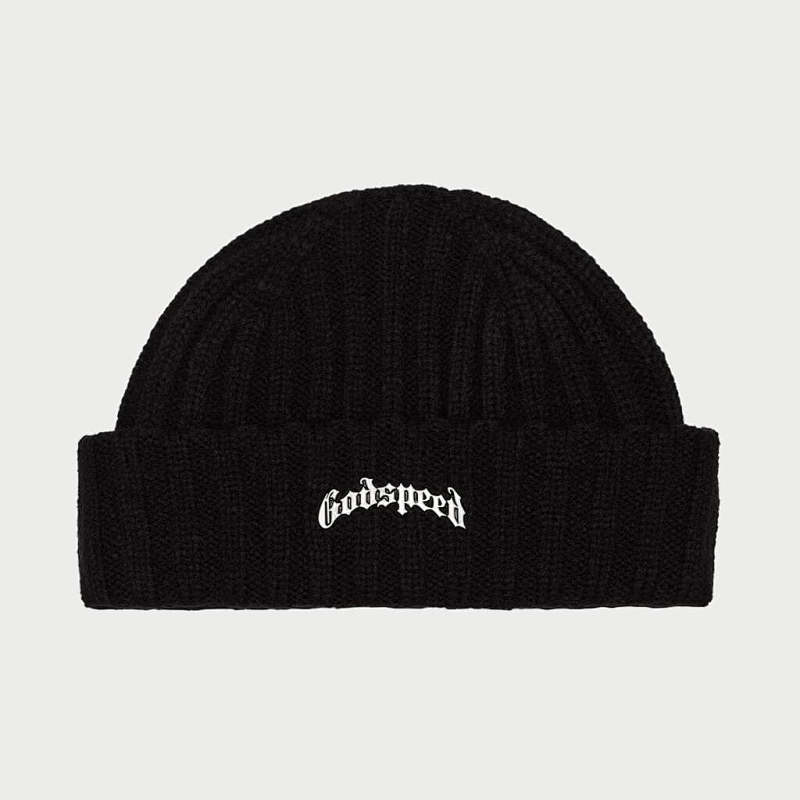 Godspeed ¥98 God Speed Og Logo Emblem Beanie (Black)
