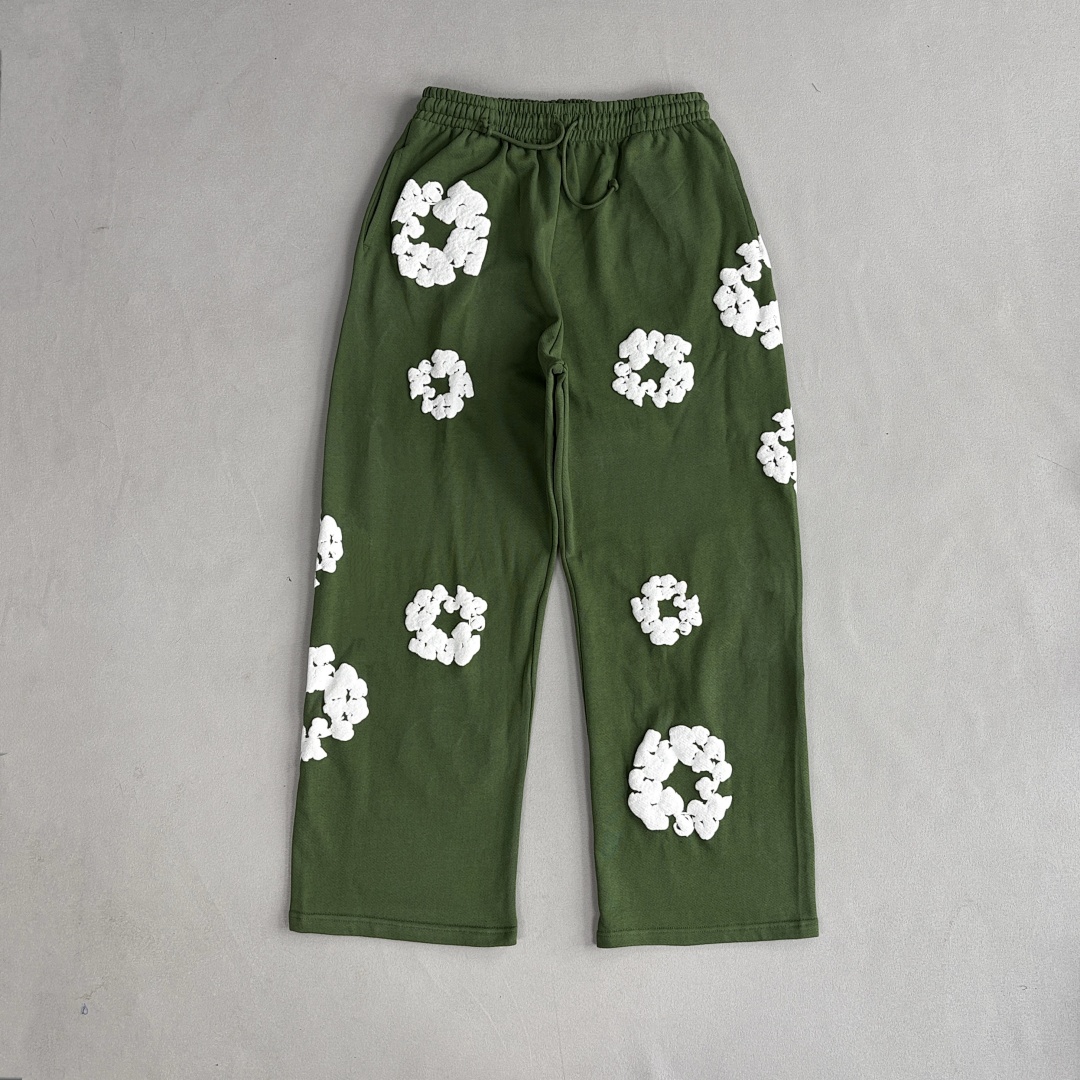 Unbranded ¥268 New Cotton Wreath BaggySweatpants Denim Tears - Image 52