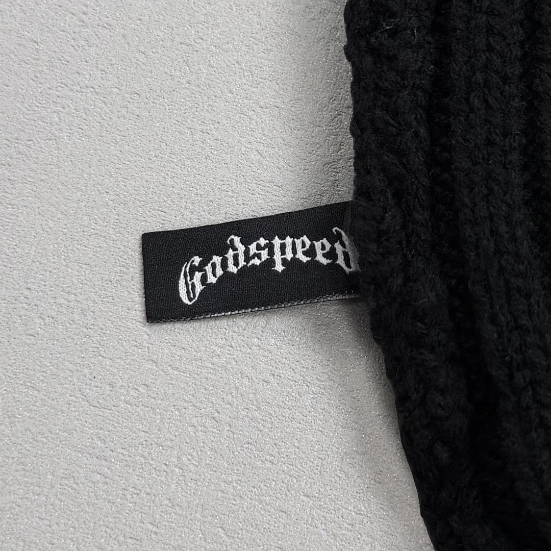 Godspeed ¥98 God Speed Og Logo Emblem Beanie (Black) - Image 6