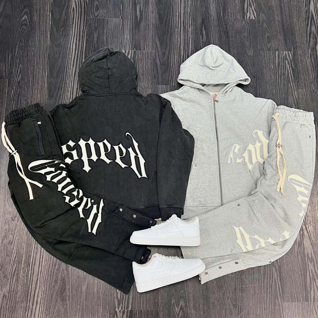 Godspeed ¥298 OG Logo Sweatsuit V2 Godspeed (Black) - Image 4
