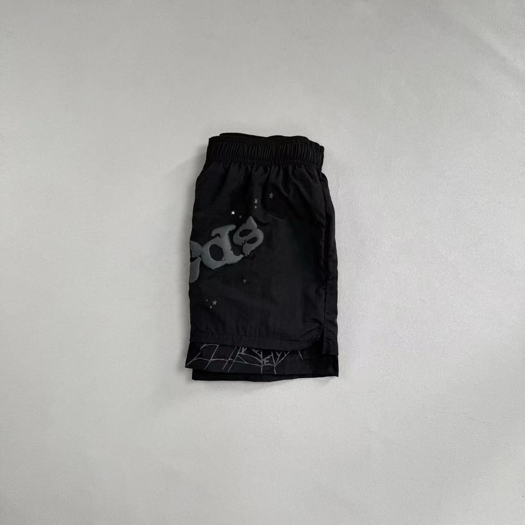 Sp5der ¥155 Sp5Der OG Web Logo Sweat Short - Image 4