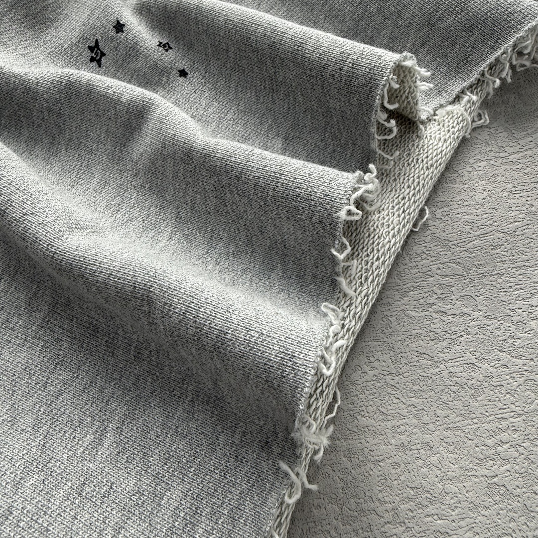 Sp5der ¥155 Sp5Der OG Web Logo Sweat Short Heather (Grey) - Image 8