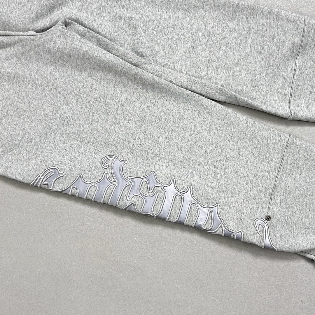 Godspeed ¥298 OG Logo Sweatsuit V2 Godspeed (Grey/Silver Satin) - Image 27