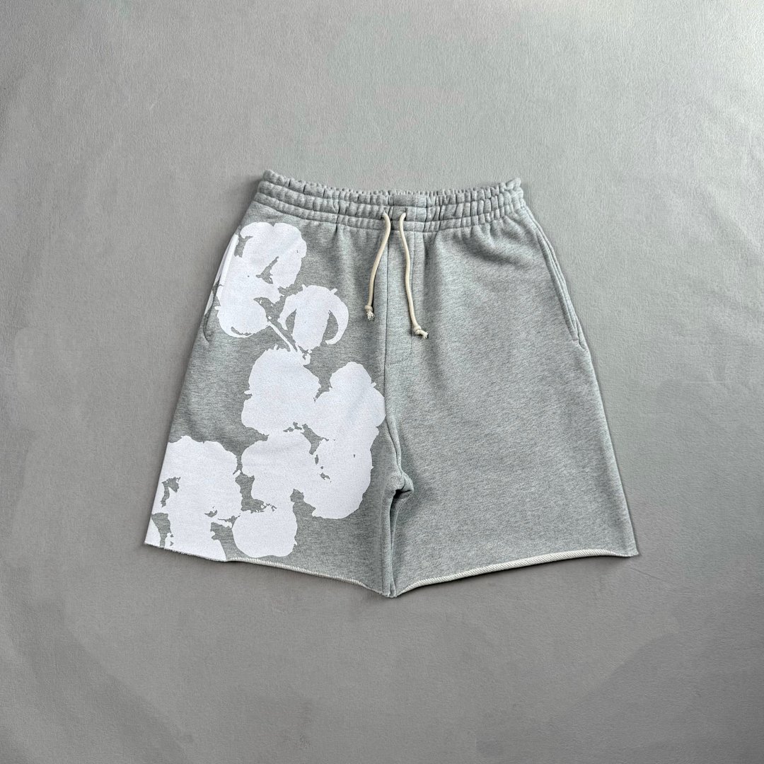 Unbranded ¥198 Denim Tears Big Cotton Wreath Shorts - Image 6