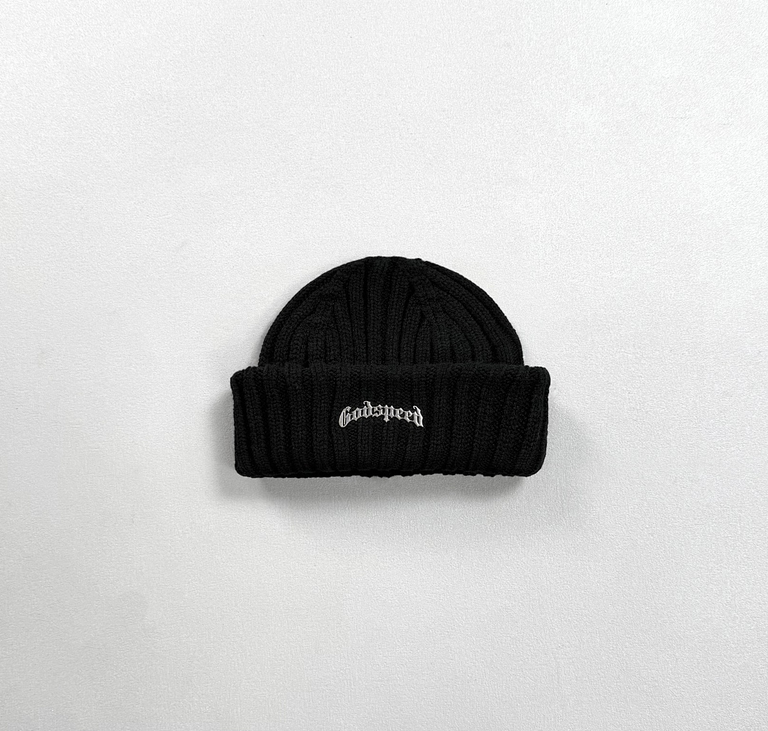 Godspeed ¥98 God Speed Og Logo Emblem Beanie (Black) - Image 3