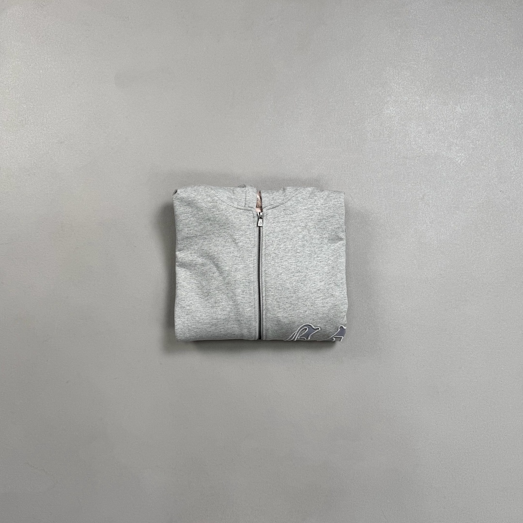 Godspeed ¥298 OG Logo Sweatsuit V2 Godspeed (Grey/Silver Satin) - Image 11