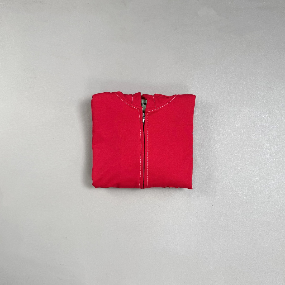 Godspeed ¥298 Godspeed OG Logo Stitched Sweatsuit (Red) - Image 8