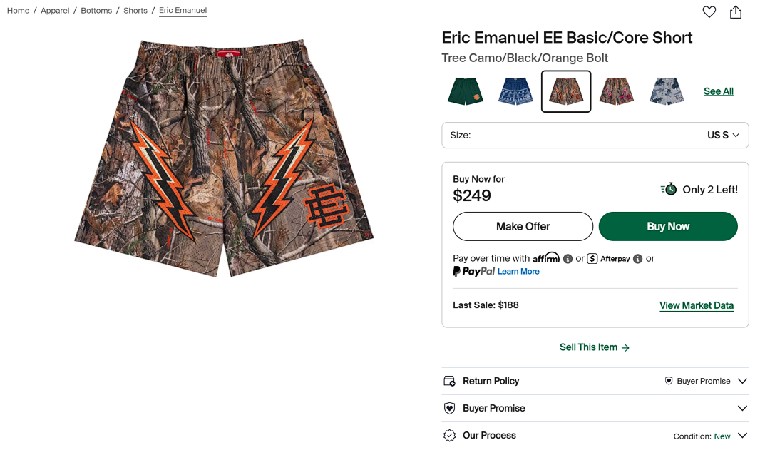 Eric Emanuel ¥98 Eric Emanuel EE Basic Short - Image 4