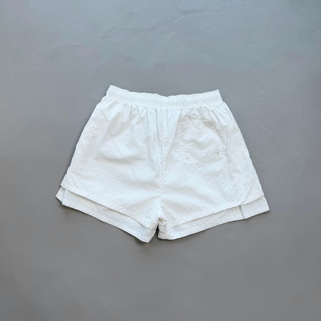 Sp5der ¥155 Sp5Der OG Web Logo DOUBLE LAYER Shorts - Image 7
