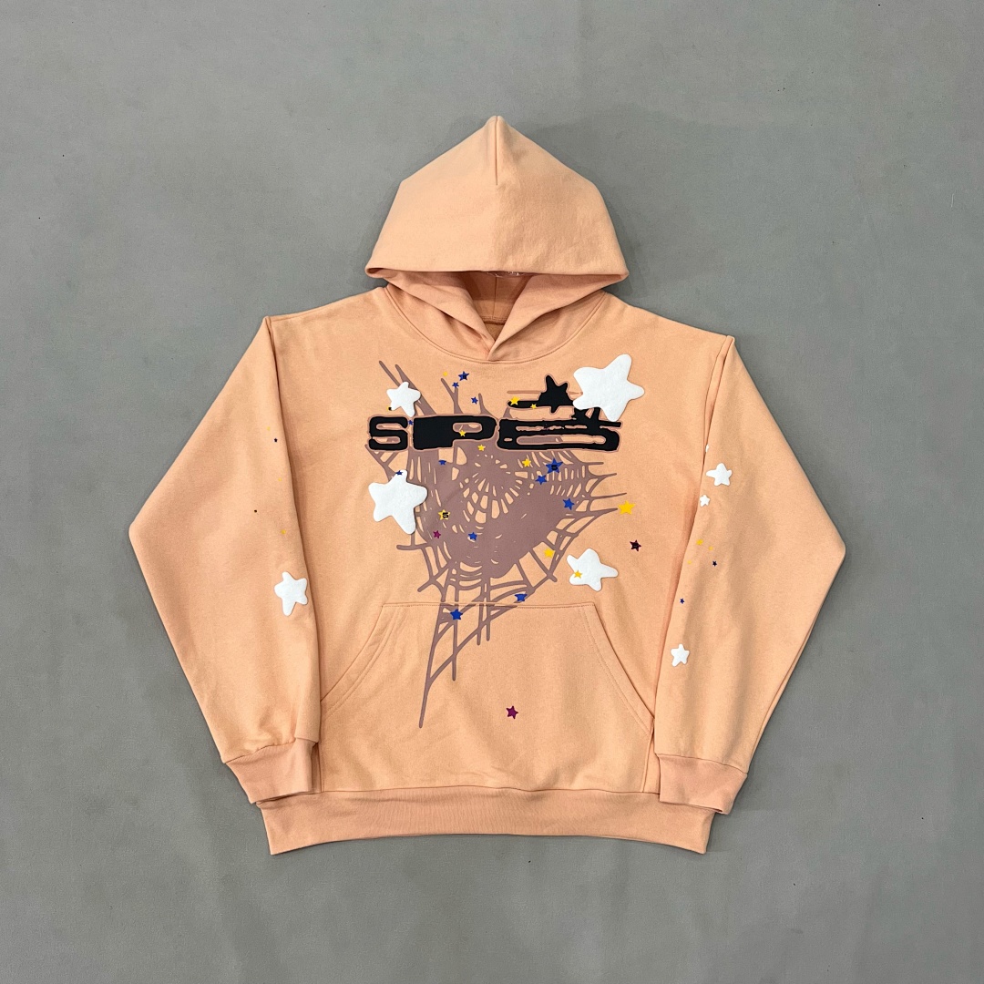 Sp5der ¥150🔥Discount🔥SP5 PEACH HOODIE 1:1