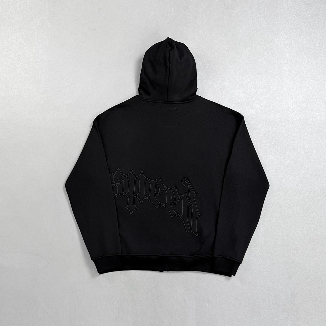 Godspeed ¥298 OG LOGO SWEATSUIT V2 Godspeed (Double Black) - Image 6