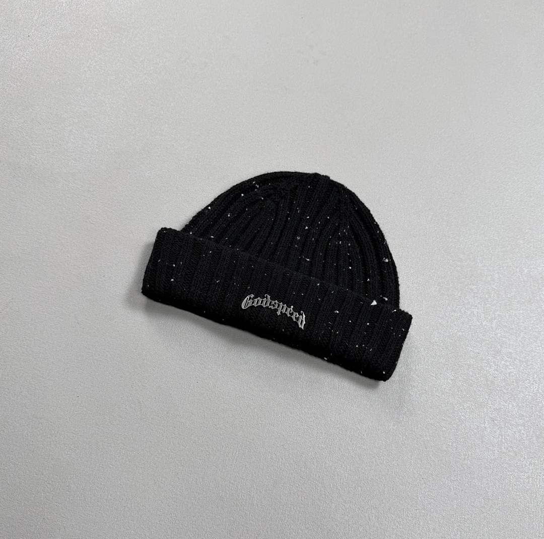 Godspeed ¥98 God Speed Og Logo Emblem Beanie (OREO) - Image 6
