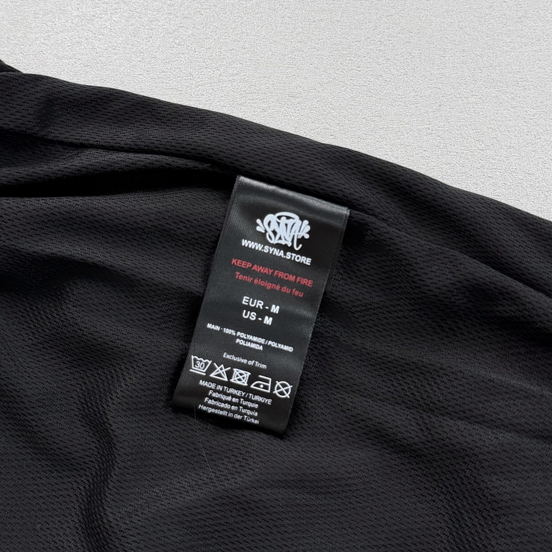 Syna World ¥320 SYNA TRACKSUIT-BLACK (BLACK ROSE) - Image 14