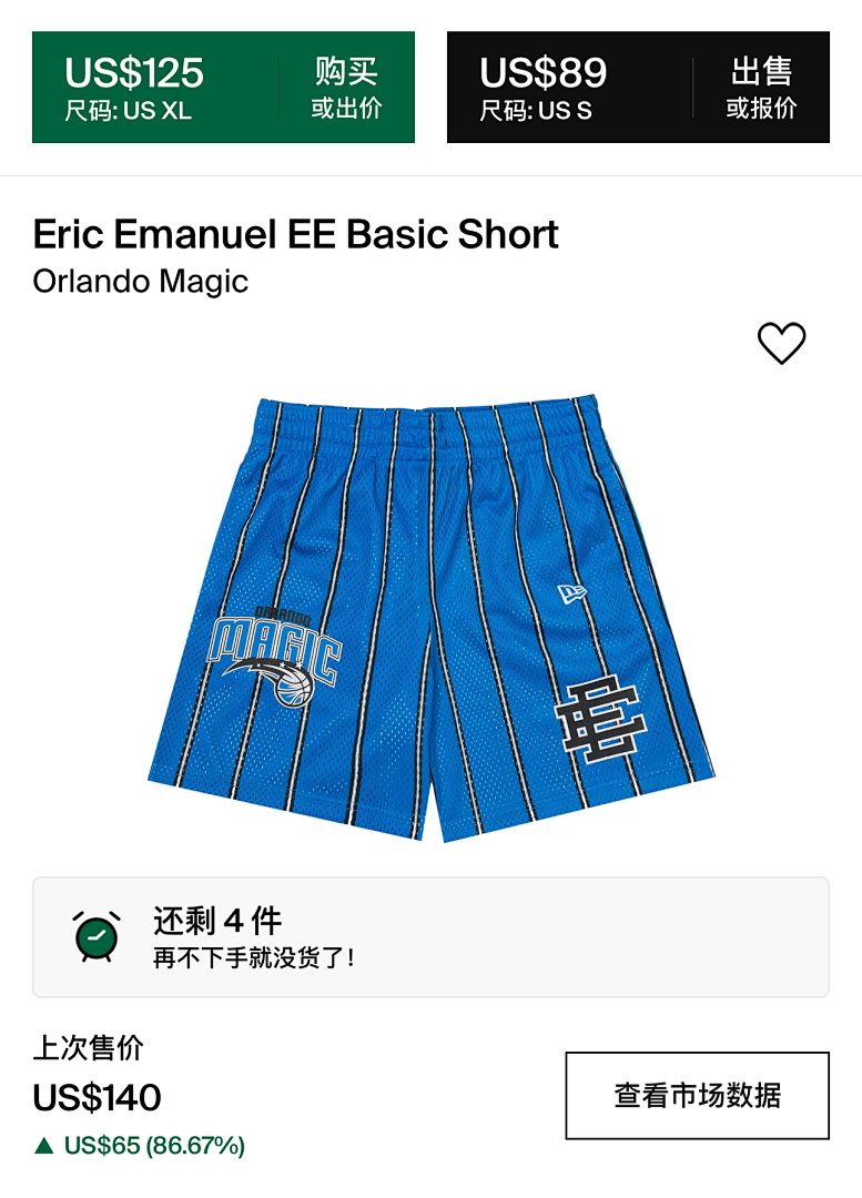 Eric Emanuel ¥98 EE Basic Short - Image 7