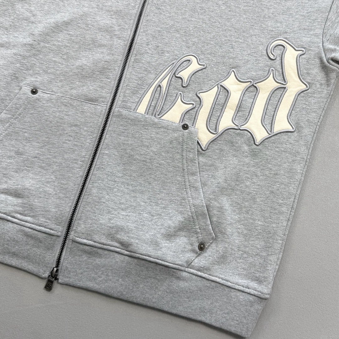 Godspeed ¥298 OG Logo Sweatsuit V2 Godspeed (Heather Grey) - Image 14