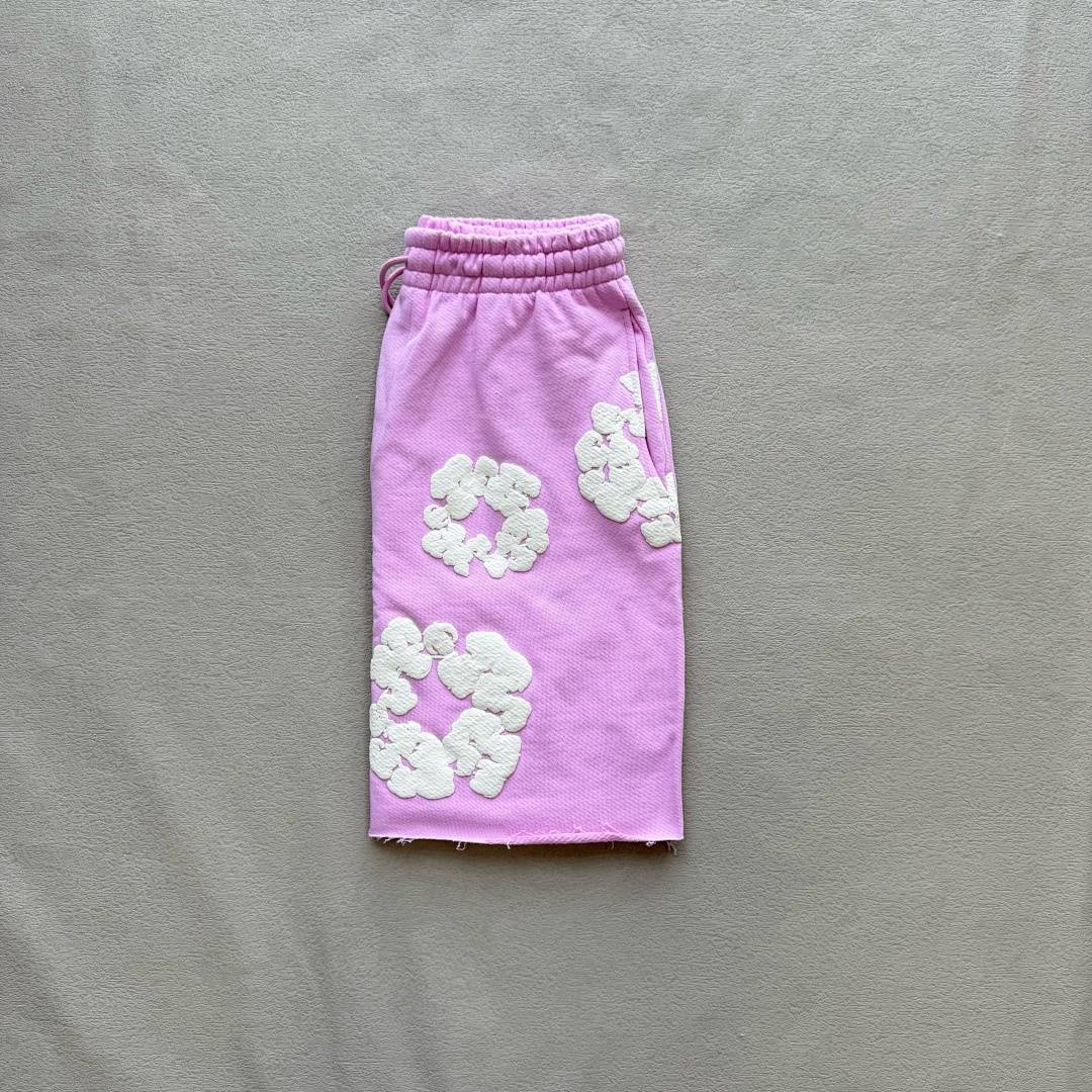 Unbranded ¥198 Denim Tears The Cotton Wreath Powder Sweatshorts - Image 9