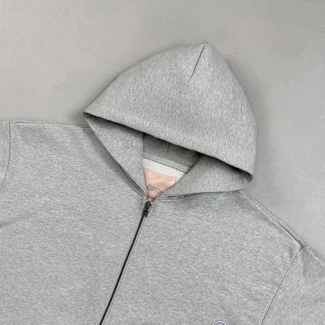 Godspeed ¥298 OG Logo Sweatsuit V2 Godspeed (Grey/Silver Satin) - Image 14