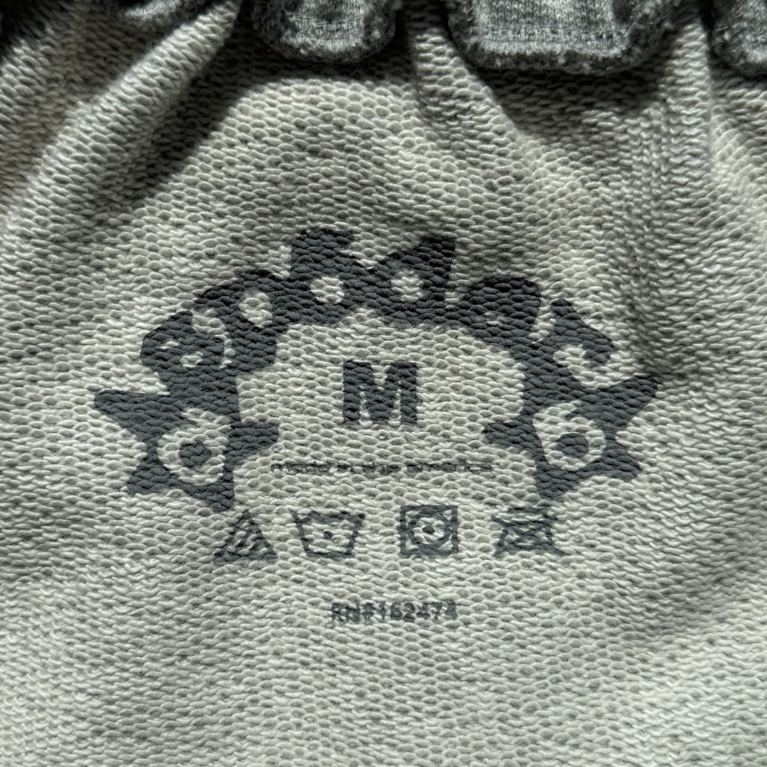 Sp5der ¥155 Sp5Der OG Web Logo Sweat Short Heather (Grey) - Image 11