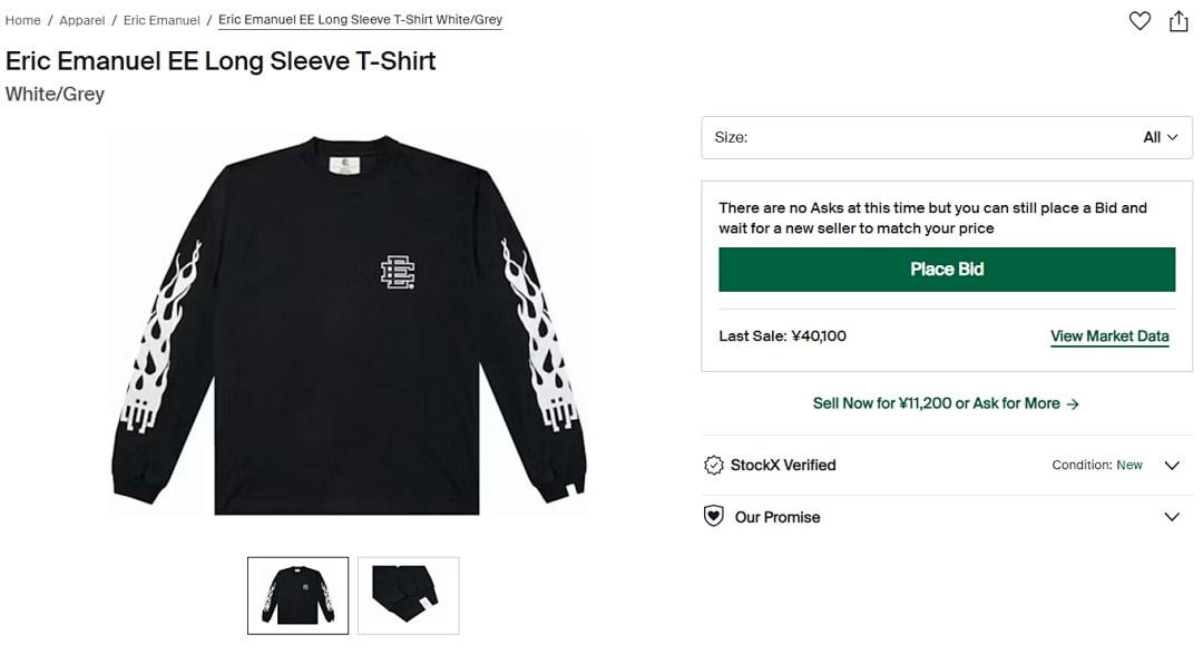 Christian Louboutin ¥120 EE Long Sleeve Tee - Image 3