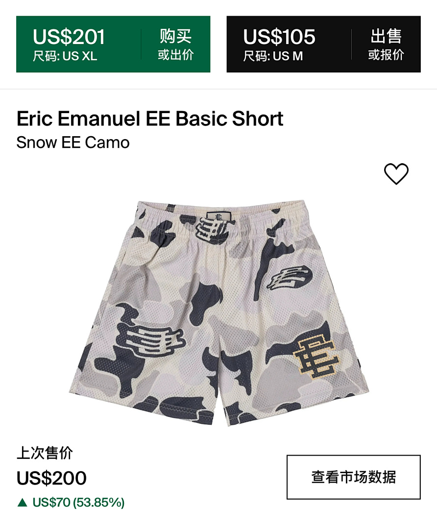 Eric Emanuel ¥98 EE Basic Short - Image 7
