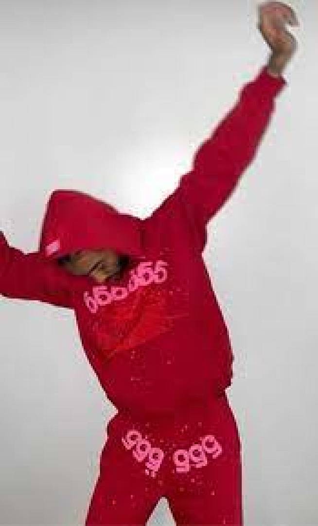 Sp5der ¥150🔥Discount🔥Sp5Der 1:1 555 (Red) - Image 5