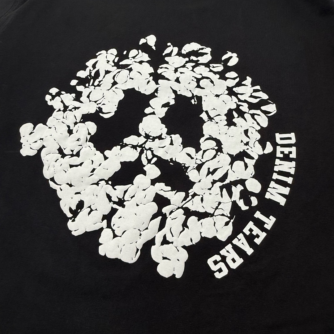 Unbranded ¥168 Denim Tears Peace Wreath Long Sleeve Tee (Black) - Image 6