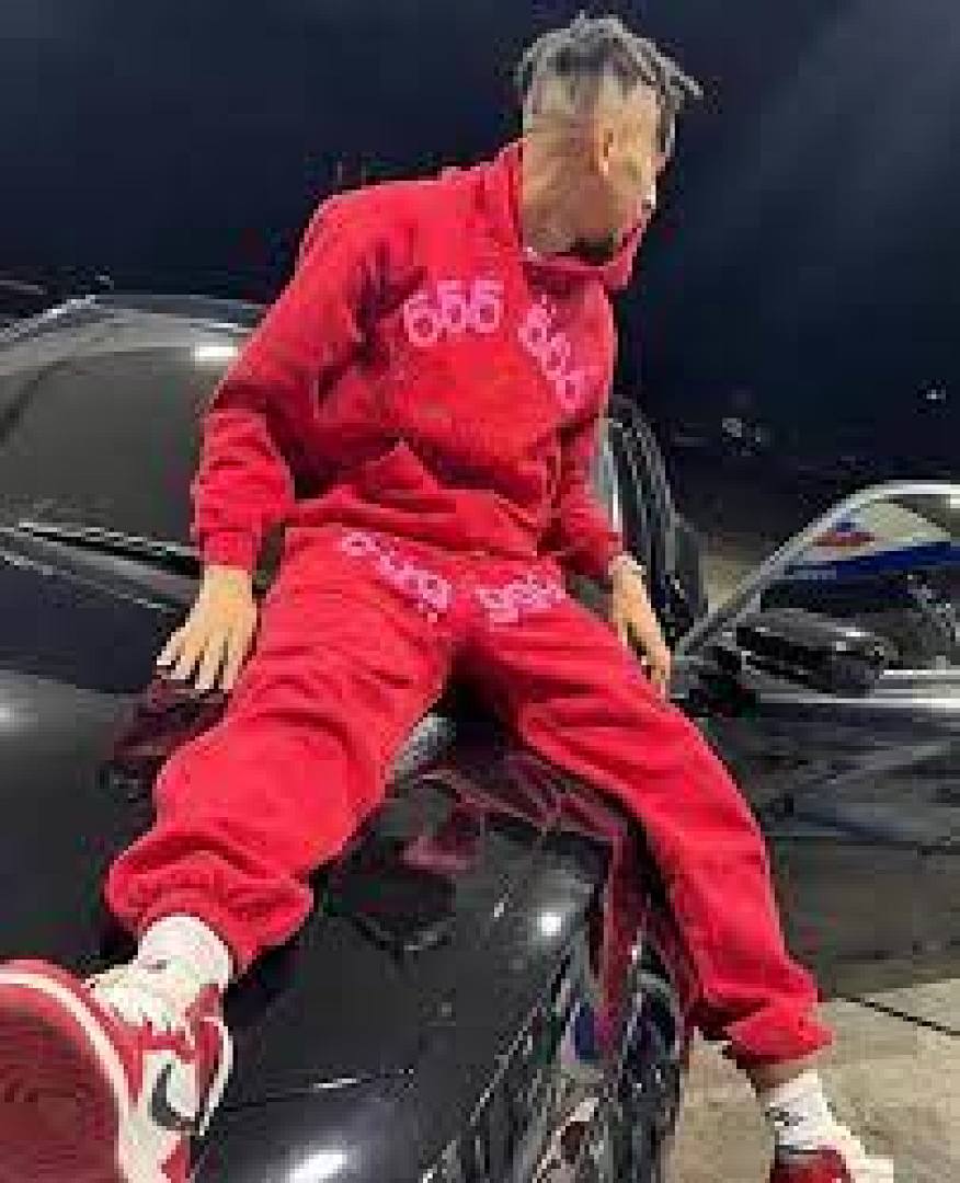 Sp5der ¥150🔥Discount🔥Sp5Der 1:1 555 (Red) - Image 10