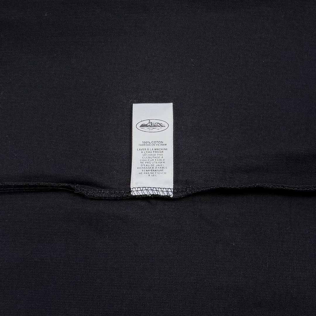 Corteiz ¥118 Corteiz Royale Heavyweight LS Tee ('Black') - Image 9