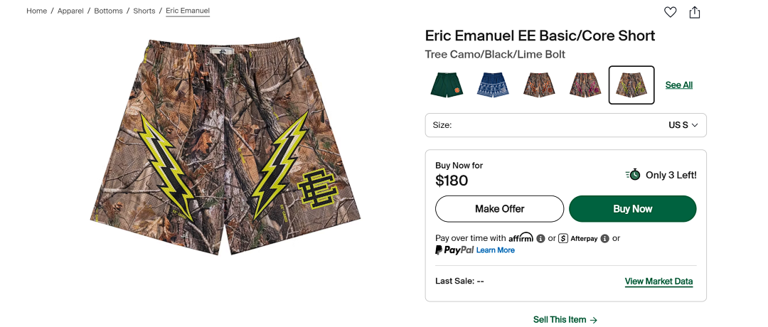Eric Emanuel ¥98 Eric Emanuel EE Basic Short - Image 2