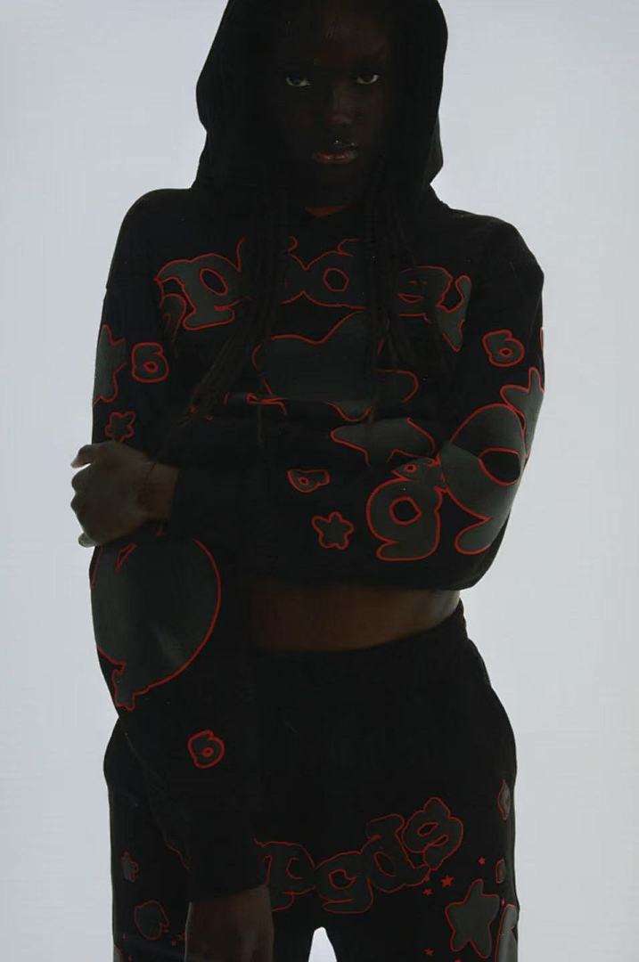 Sp5der ¥260 Sp5Der Beluga Outline Hoodie - Image 8